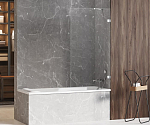 Душевая шторка на ванну New Trendy Avexa EXK-1948-WP 50*150 L/R прямой кронштейн Душевая шторка на ванну New Trendy Avexa EXK-1948-WP 50*150 L/R прямой кронштейн