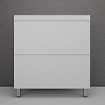 Тумба под раковину Style Line Манхэттен 80 напольная белая матовая