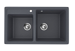 Кухонная мойка Ulgran Classic U-200 84*48,5 (-343, антрацит)