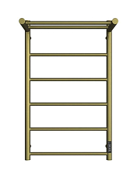 Электрический полотенцесушитель Двин Fj neo 50*80 L/R состаренная бронза полуглянец
