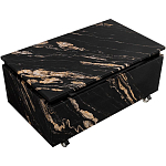 Тумба с одним выкатным ящиком Cezares Slider 80 Черный Фьюжн