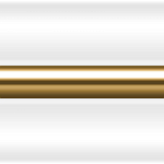 Декоративный молдинг Агата 170х70 на боковую панель золото