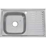 Кухонная мойка Melana 80*50*16 накладная прямоугольная с сифоном L