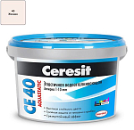 Затирка Ceresit CE40 Aquastatic №40 жасмин 2кг Затирка Ceresit CE40 Aquastatic №40 жасмин 2кг