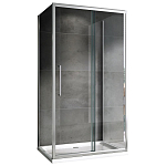 Душевой уголок ABBER Schwarzer Diamant П-образный AG30100H-S75-S75 100*75*195 L/R без поддона Душевой уголок ABBER Schwarzer Diamant П-образный AG30100H-S75-S75 100*75*195 L/R без поддона