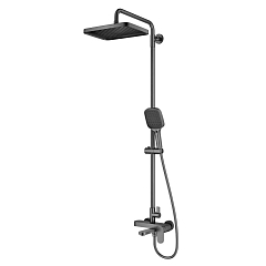 Душевая стойка Raglo R50.24.09 с изливом графит Душевая стойка Raglo R50.24.09 с изливом графит