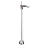Напольный смеситель NT Bagno NT47031A никель матовый для раковины Напольный смеситель NT Bagno NT47031A никель матовый для раковины