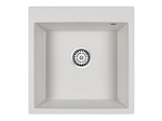 Кухонная мойка Paulmark Praktisch PM105152-WH 51*52 белая Кухонная мойка Paulmark Praktisch PM105152-WH 51*52 белая