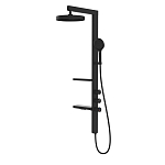 Душевая стойка Vincea Inspire VSFS-3I11MB с изливом черная матовая Душевая стойка Vincea Inspire VSFS-3I11MB с изливом черная матовая