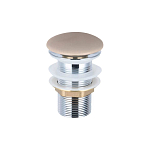 Донный клапан Vincea DBS0-216MC без перелива капучино матовый Донный клапан Vincea DBS0-216MC без перелива капучино матовый