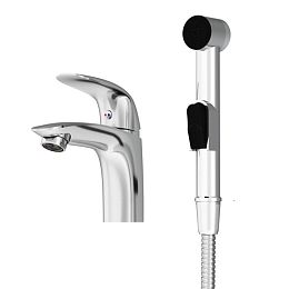 Смеситель Damixa Eclipse 310300001 для раковины с гигиенической лейкой Смеситель Damixa Eclipse 310300001 для раковины с гигиенической лейкой