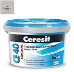 Затирка Ceresit CE40 Aquastatic №04 серебристо-серая 2кг Затирка Ceresit CE40 Aquastatic №04 серебристо-серая 2кг