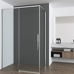 Душевой уголок Vincea Ultima 120*100*200 профиль хром без поддона